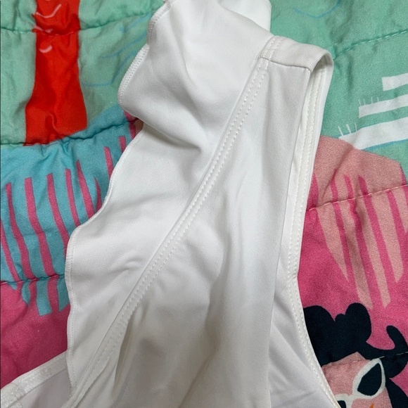Southern Tide Classic White Ruffle Tank - Picture 3 of 3